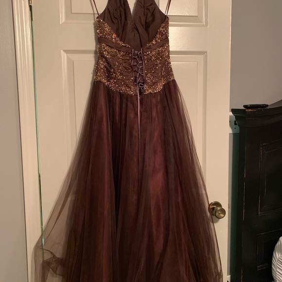 Dresses Chocolate Brown Formal Dress Poshmark